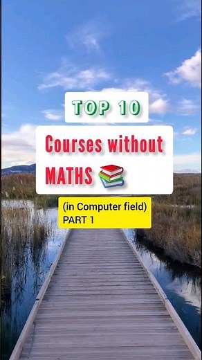 TOP 10 Courses without Maths PART-1 #ytshorts #studentpage #ytshortsvideo