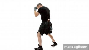 How to throw a Cross in boxing (A step by step guide for Beginners) on Make a GIF