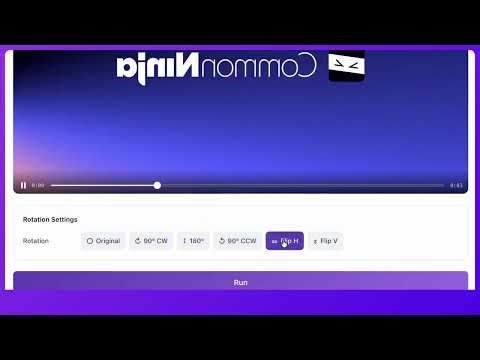 How to Rotate & Flip Videos Online FREE with Vidocu AI Video Rotator Tool
