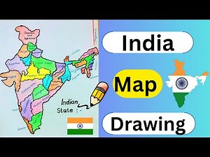 india map drawing | Bharat manchitra 🇮🇳 #map #india #indiamap #drawing #bharat #art #viral #easy