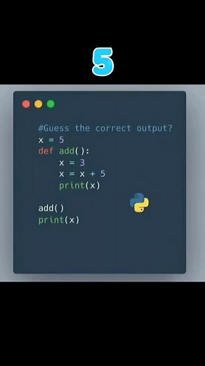 Python Programming on Instagram: "Comment right answer 👇👇 . For Free Python Course, Join Telegram Channel ( LINK IN BIO 🔗) or Search Name in Telegram- "pythoncoder92" & Join it for Free 🚀 . Follow 👉 @python.coder_ for more .... Daily Programming Projects with Source Codes 💯 #reelsinstagram #reelitfeelit #code #reel #programmer #Softwaredevelopment #coder #coding #python3 #engineering #website #coders #coderslife #coding #codingbootcamp #codingisfun