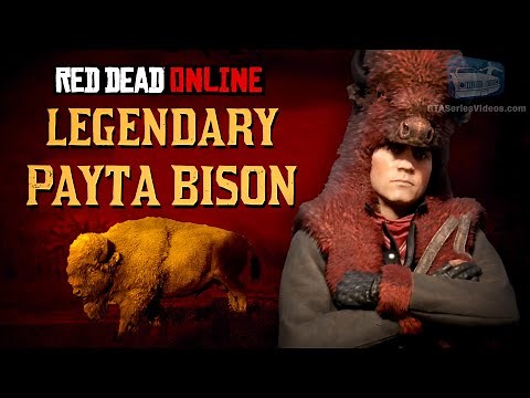 Red Dead Online - Legendary Payta Bison Mission [Animal Field Guide]