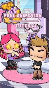 Free animation tutorial ❤️ #avatarworld #avatarstory #tocaboca #pazu