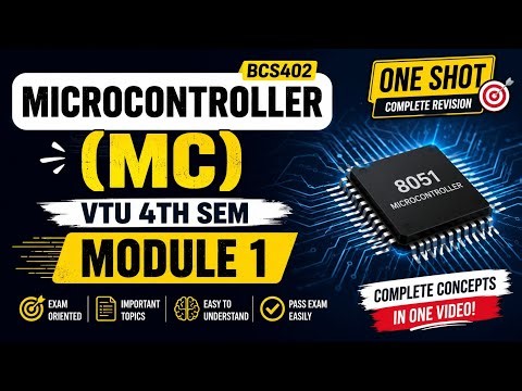 💯 BCS402 MC Module 1 Full Revision in One Video|VTU 4th Sem |Important Questions Covered|𝙑𝙏𝙐 4𝙏𝙃 𝙎𝙀𝙈
