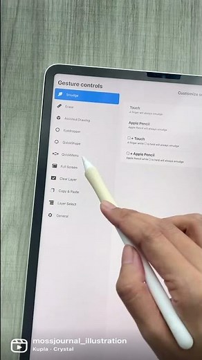 How to flip your canvas using QuickMenu in Procreate app ✨🤍