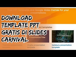 Cara Download Template ppt Gratis di Slides Carnival | Template Powerpoint Keren