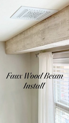 I have a new love in my dining room…My faux wood beams from @Architectural Depot ! They are exactly the look and color I wanted for my dining room. I must say I was a little nervous at first installing these, because I had never done anything like this before and I wanted them to be perfectly installed. With the use of Architectural Depot’s faux wood beams video tutorial and their installation instructions sheet, my husband and I had these installed in no time at all. I was truly amazed at how e