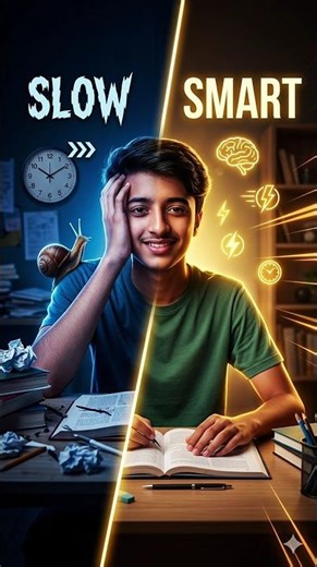 Tum Slow Nahi Ho… Bas Ye 3 Study Hacks Miss Kar Rahe Ho! #motivation #studyhacks