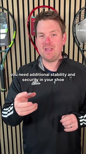 Stop wearing running shoes for tennis.