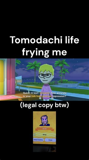 Tomodachi life is peak #tomodachilife #tomodachigame #tomodachilifelivingthedream #nintendo #gaming