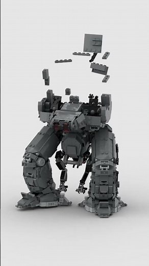 Heavy Gun Carrier Battle Mecha 🤖 Satisfying Building Animation #shorts