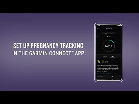 Set up Pregnancy Tracking in the Garmin Connect App