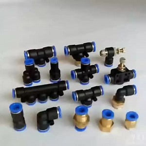 Quick Connect Air Hose Fittings 4 6 8 10 12 1/8 1/4 3/8 1/2 Inch Release Pneumatic Push to Connect Fittings Kit Air Line Fitting