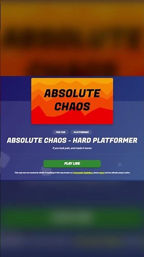 The Story of How Absolute Chaos Won Gimkit's Map of the Week!