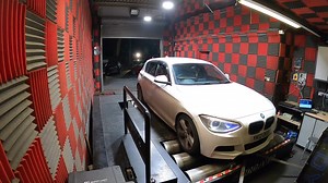 BMW 125D in for a custom stage one remap and dyno with EGR and DPF...