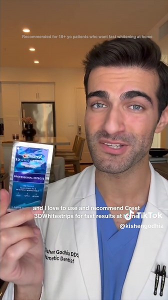 #CrestOralBPartner #Sponsored - You would immediately treat a coffee stain on your scrubs, so why not have this same urgency when it comes to helping your patients with staining on their teeth by recommending Crest 3DWhitestrips. I love to use and recommend enamel-safe Crest 3DWhitestrips Professional Effects for my patients to help remove up to 15 years of staining in just 3 days! Simply apply the strips once a day for 45 minutes and the Advanced SEAL™ Technology with comfortable, no-slip grip 