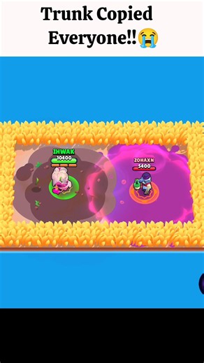 Trunk Copied Everyone!! 😭#brawlstars