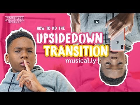 How to do the Upside Down Transition on Musical.ly! - EASIEST WAY!