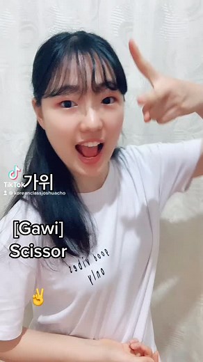 Korean Rock Scissors Paper Tutorial