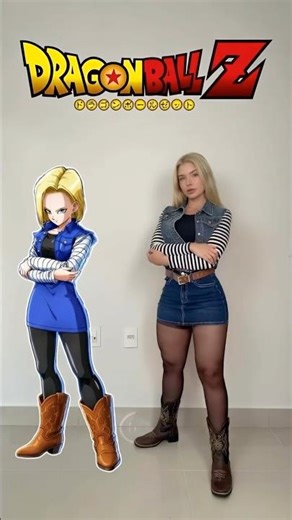 Android number 18 wardrobe fitting. Dragon Ball Z cosplay #dargonball #number18 #cosplay #goku