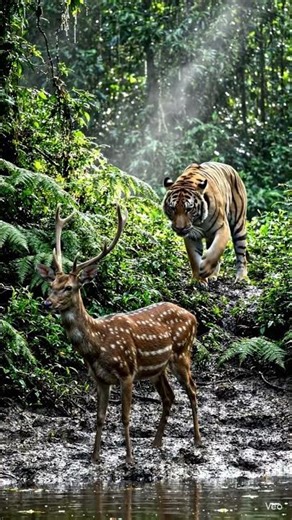 Savage Tiger Hunt 🐅 | Deer’s Last Escape Gone Wrong! #tiger #animals
