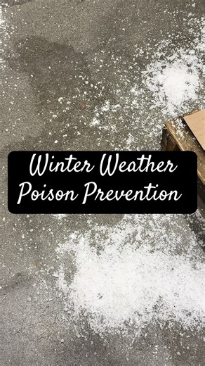 Winter Weather Poison Prevention Tips