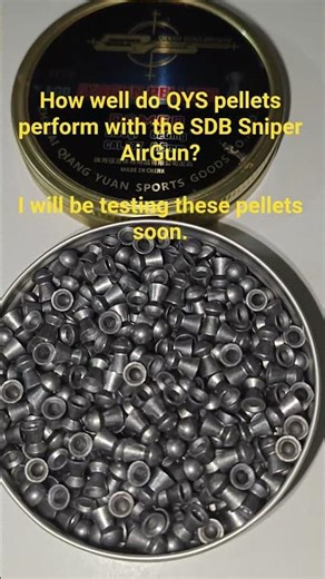 QYS pellets testing on SDB Sniper coming soon!