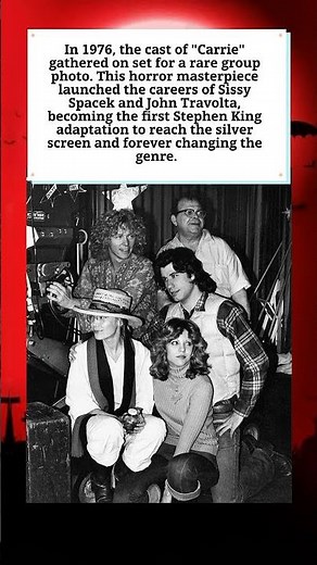 The Cast of Carrie on Set (1976) 🩸