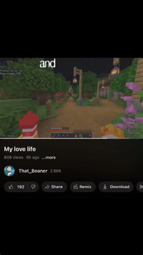 AXIS | Love life #relatable #lovelife #love #minecraft #technoblade | Instagram