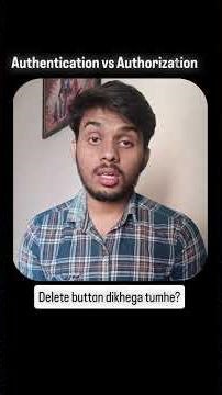 Authentication vs Authorization Explained in 60 Seconds | Coding Interview Must Know #shorts