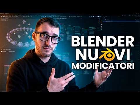 NUOVI MODIFICATORI in Blender? ARRAY con Geometry Nodes (Metodo SEMPLICE)