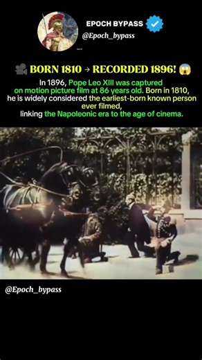 BORN 1810 → RECORDED 1896! 😱 #history