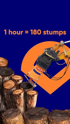 10K views · 72 reactions | Here's how you can remove 180 stumps in 1 hour. #stumpremoval #forestry #stumpgrinder #stumpgrinding #landscaping #arborists #treeservice #machinery #operatorlife #treeprofessionals #forestryequipment #excavatorskills | Dipperfox | Facebook