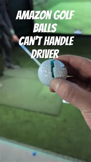 Can Amazon Basics Golf Balls take sim use? Nope!