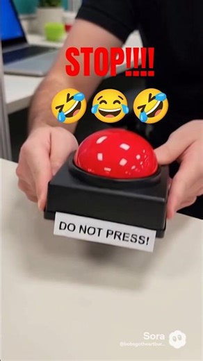 Don't PRESS That BUTTON!!! #comedyshorts #aicomedyskit #funny