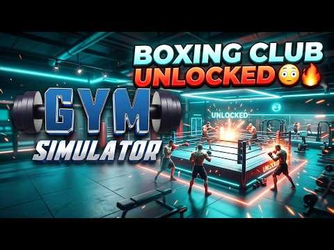Finally UNLOCKED Boxing Club in Gym Simulator 🥊🔥