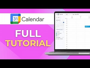 Google Calendar Full Tutorial From Start To Finish How To Use Google Calendar