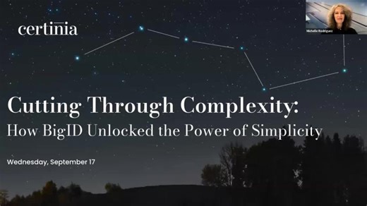 Cutting Through Complexity: How BigID Unlocked the Power of Simplicity | Certinia
