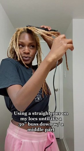 Flat Iron Locs Guide: Bussdown Styles & 30-Inch Length