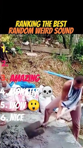 RANKING THE BEST RANDOM WEIRD SOUND
