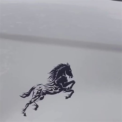 Running Horse Car Stickers for Enthusiasts