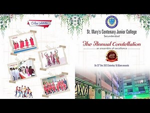 St. Mary's Centenary Junior College | Secunderabad | The Annual Constellation 10.am | 23-12-23