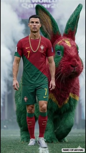 Who wins the rabbit fight ? All footballer are showing their rabbit.