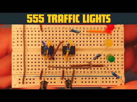 How to Make Traffic Lights Circuit With 555 Timer