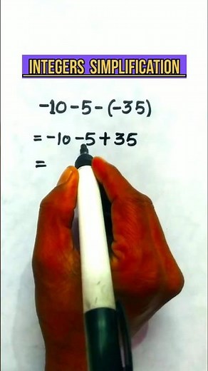 How to solve integers question? maths |