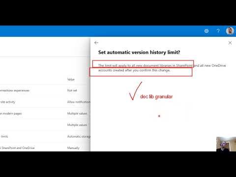 Overview - SPO Intelligent Version History. Enable for all sites PS1.