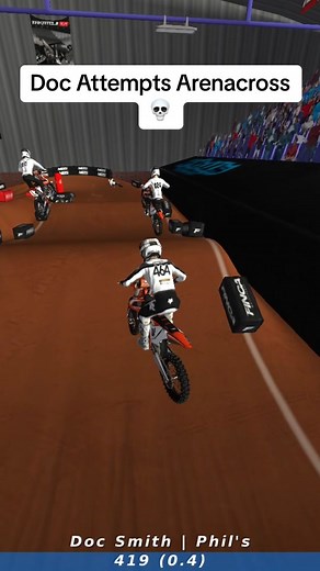 The 🐐 does arenacross 😂 #mxsimulator #mxsim #motocross #supercross #arenacross #videogame #game #mxbikes #rage