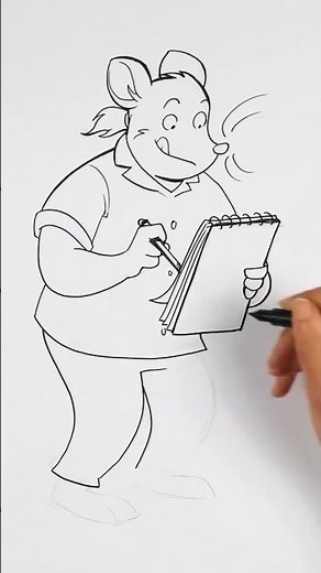 Draw Trap in 30 seconds! ⏱️🎨 #shorts | Geronimo Stilton