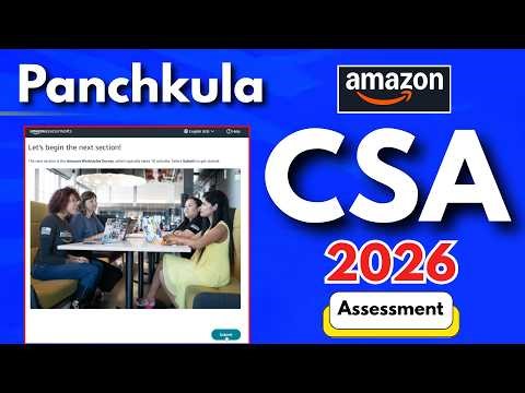 Amazon CSA Assessment Test 2026 Questions And Answers | Amazon Work From Home Jobs In Punjab