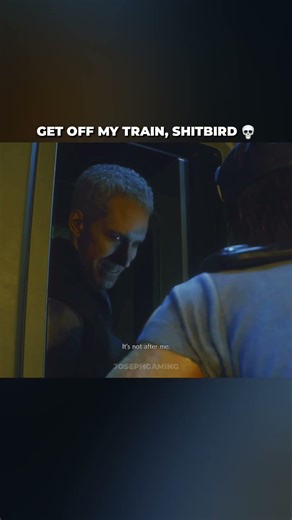 GET OFF MY TRAIN SHITBIRD 💀 | Resident Evil 3 Remake #residentevil #residentevil3remake #shorts #ps5